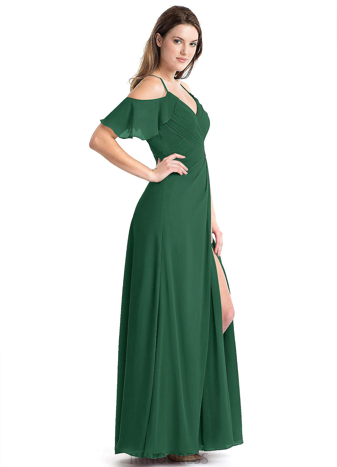 Ann Floor Length Sleeveless A-Line/Princess Natural Waist Bridesmaid Dresses