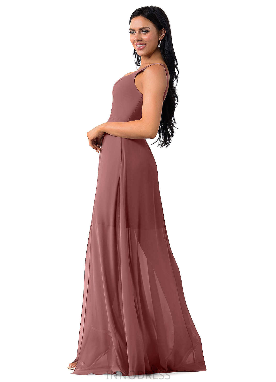 Shelby Sleeveless Natural Waist Scoop Tea Length A-Line/Princess Bridesmaid Dresses