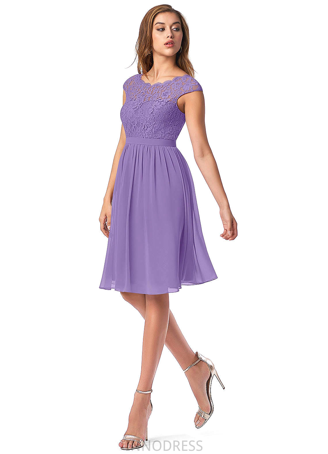 Tabitha Sleeveless Floor Length A-Line/Princess V-Neck Natural Waist Bridesmaid Dresses