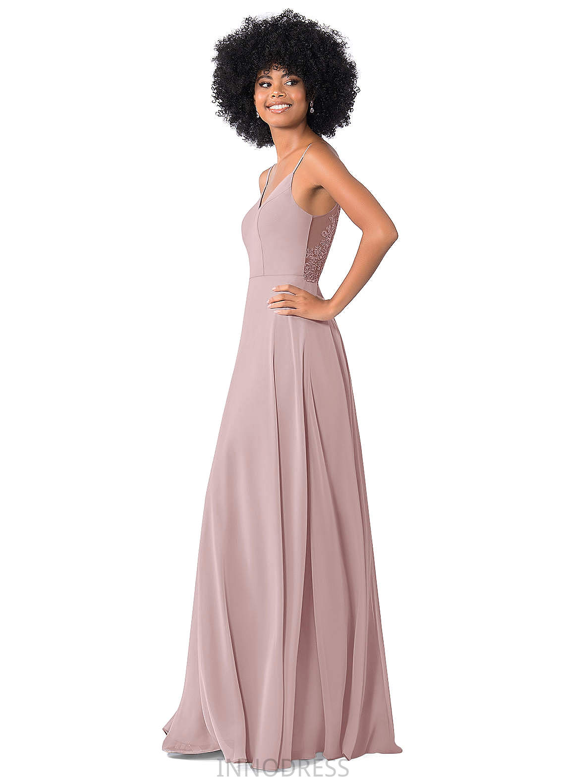 Gracie One Shoulder Sleeveless Floor Length Trumpet/Mermaid Taffeta Natural Waist Bridesmaid Dresses