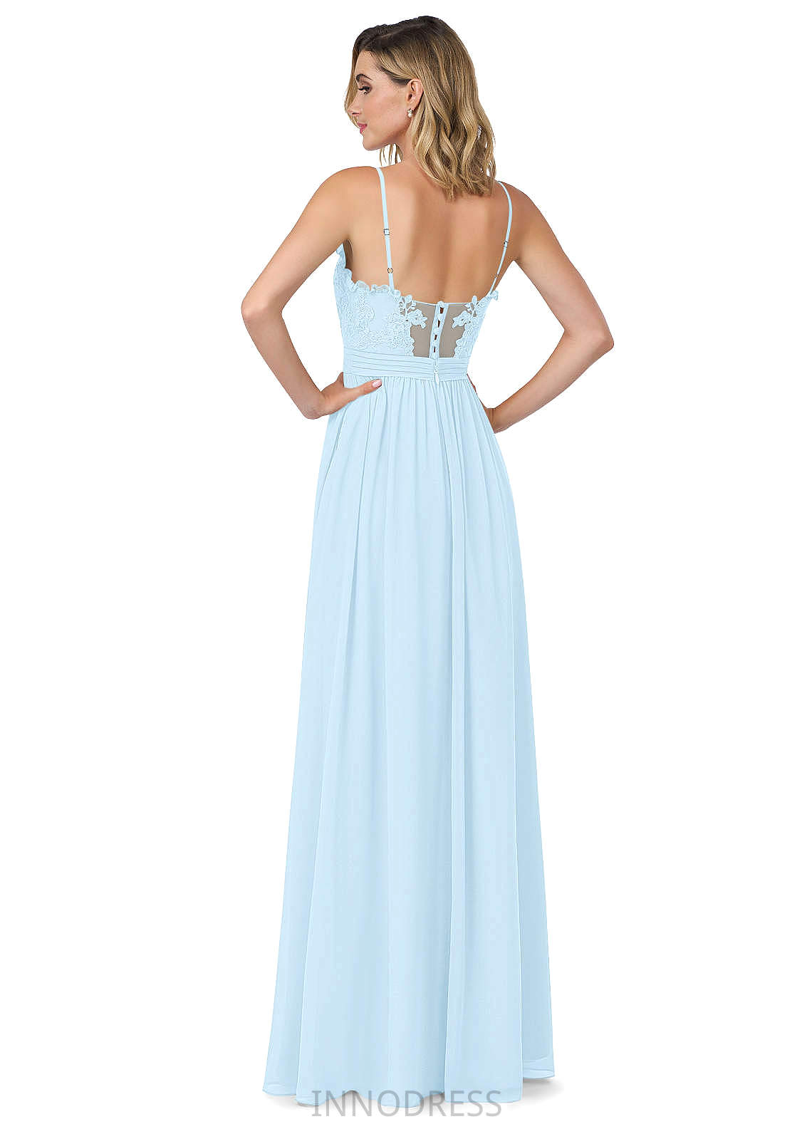 Cristina Trumpet/Mermaid Sleeveless Spandex One Shoulder Floor Length Natural Waist Bridesmaid Dresses