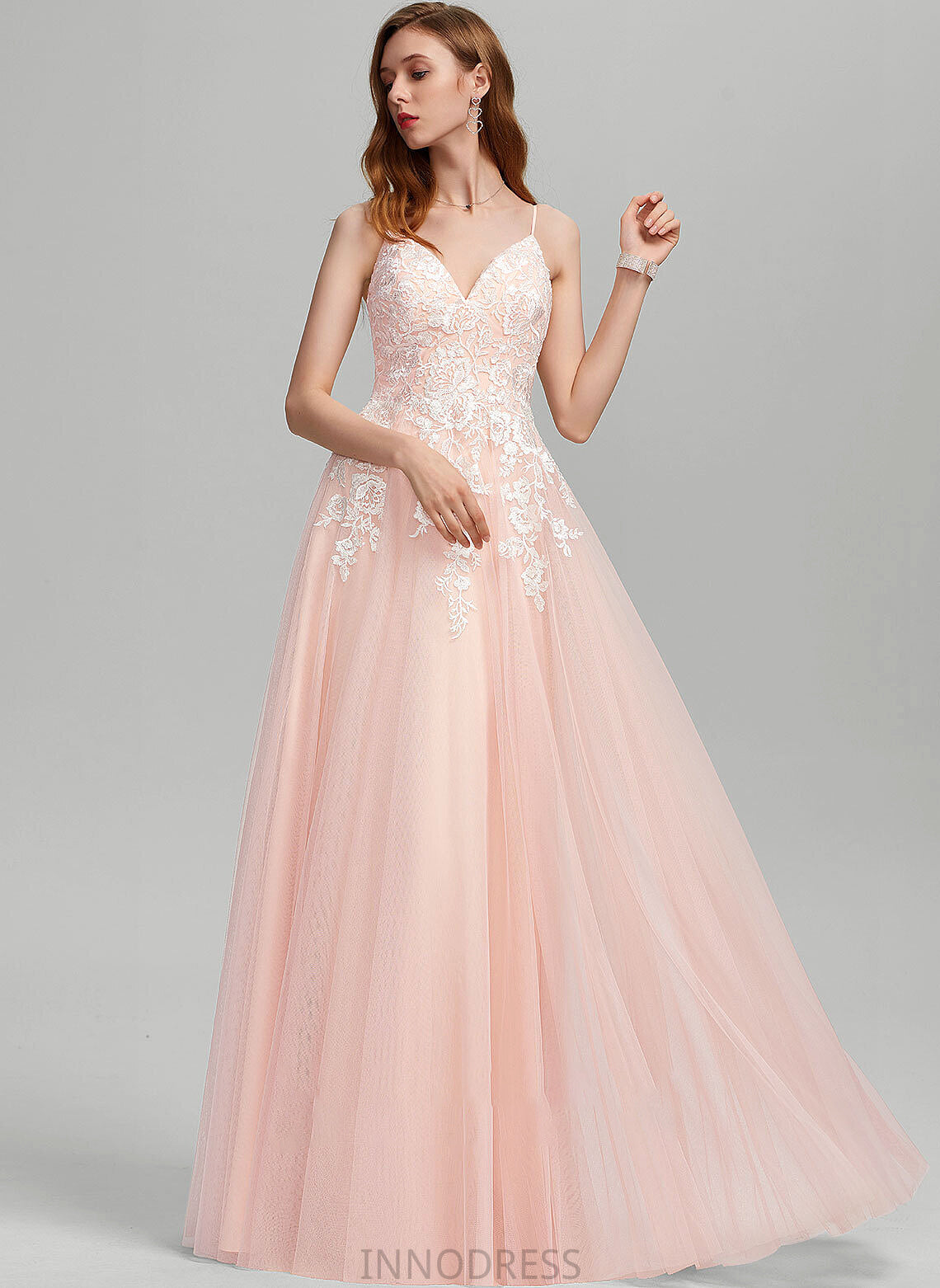 Sequins Floor-Length Ball-Gown/Princess Dress With Wedding Dresses Tulle Kyra Wedding Sweetheart