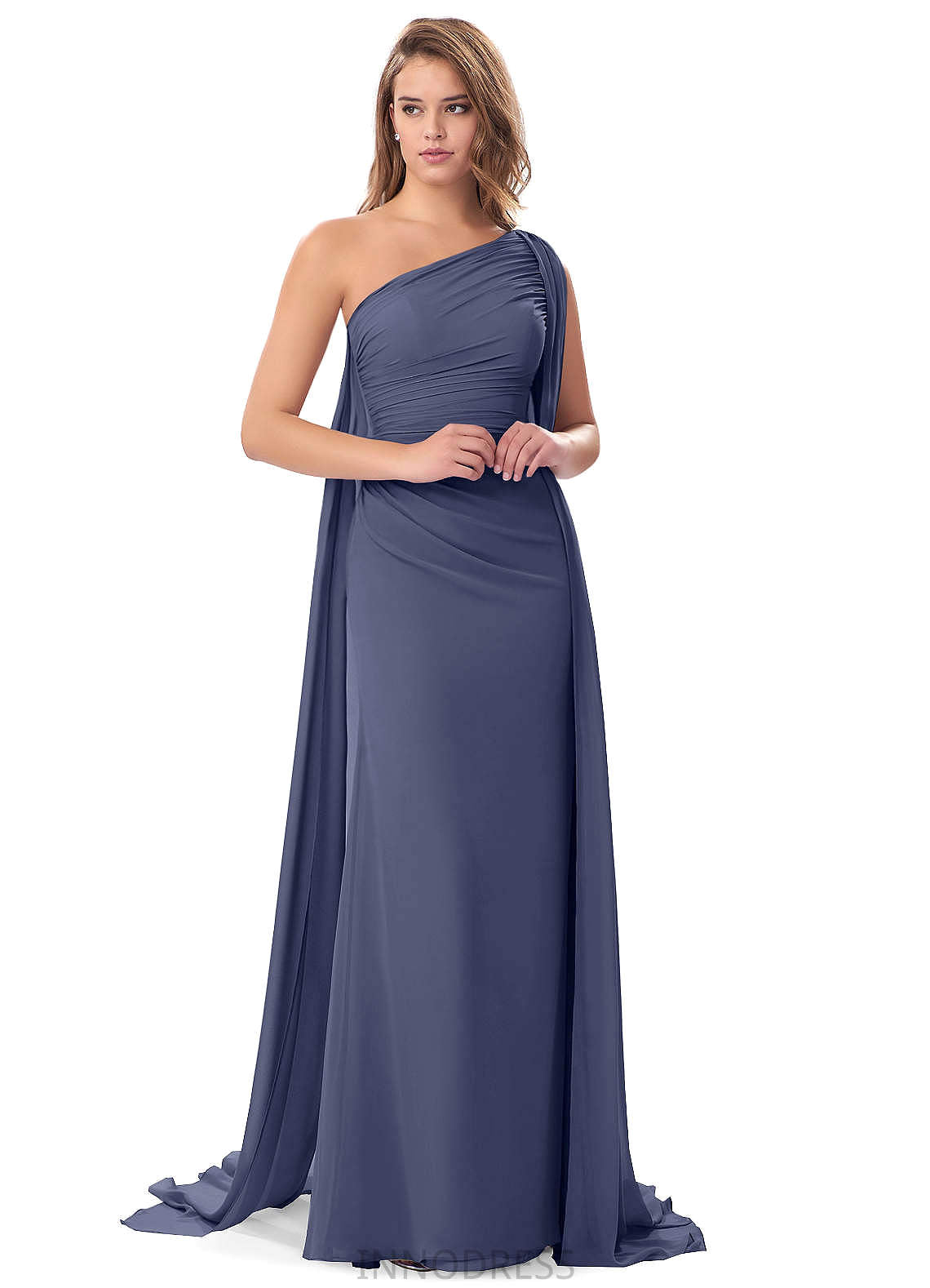 Brittany A-Line/Princess Sleeveless Knee Length Straps Natural Waist Bridesmaid Dresses