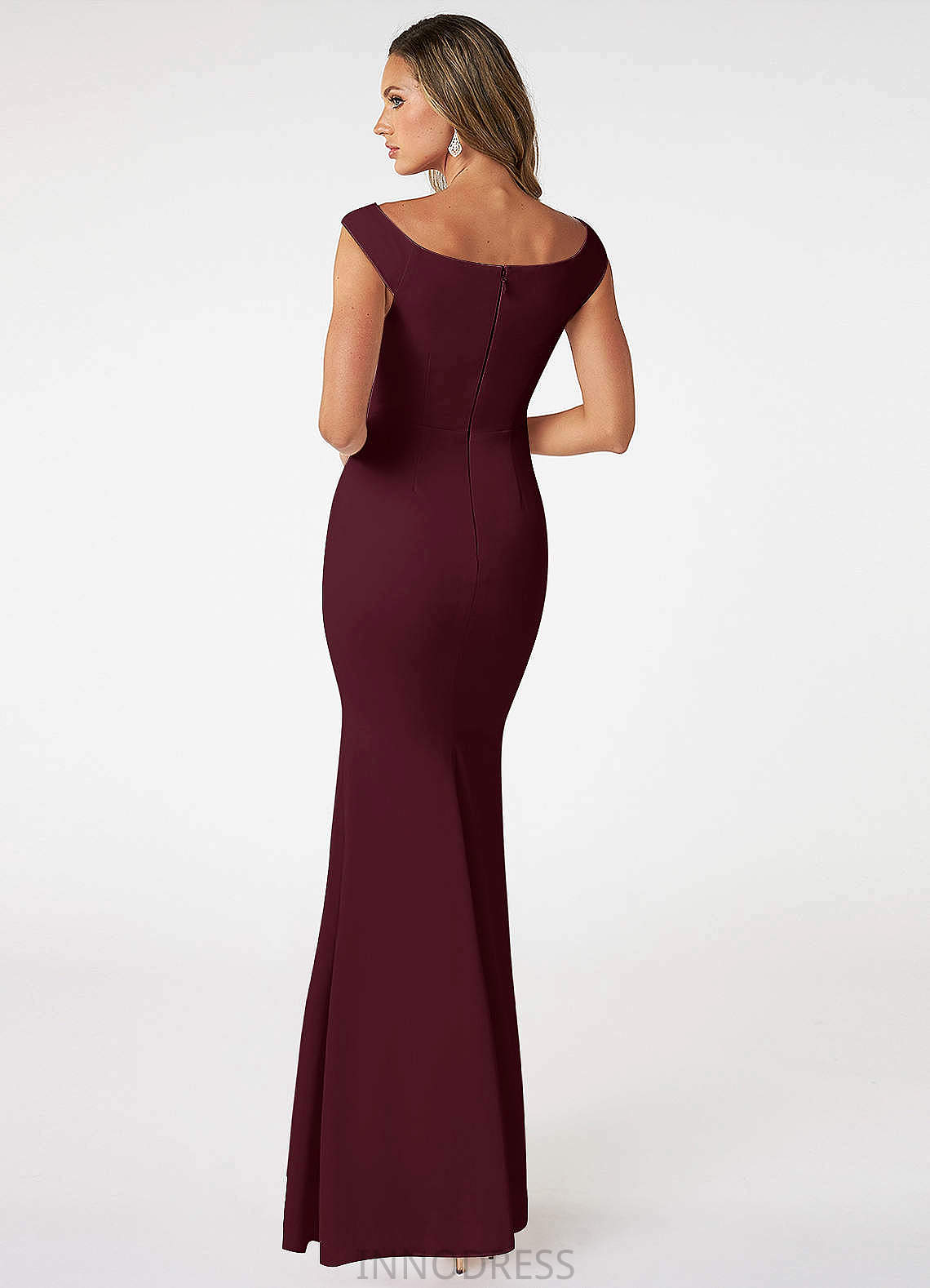 Hedda Spaghetti Staps A-Line/Princess Sleeveless Floor Length Natural Waist Bridesmaid Dresses