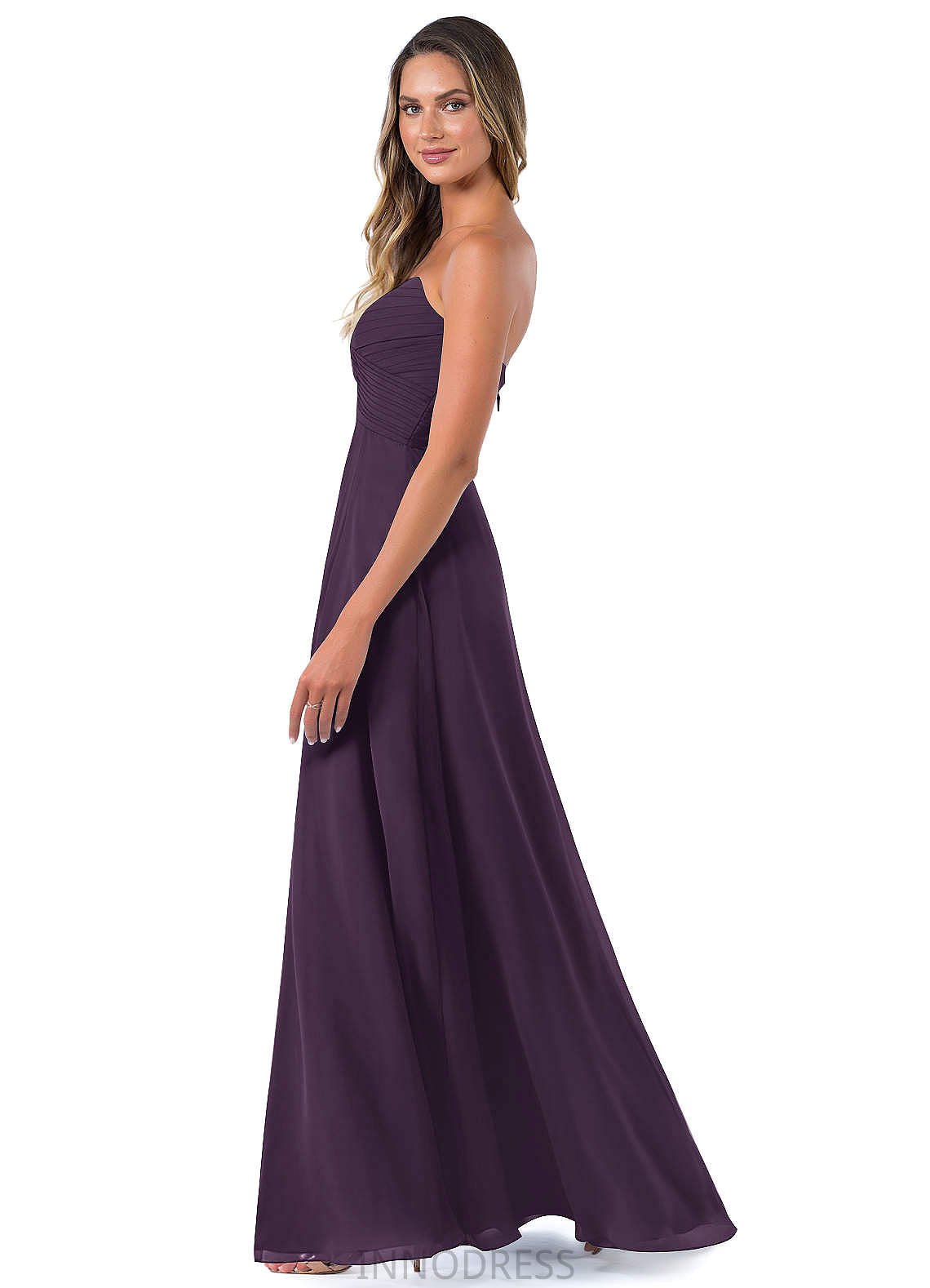 Susan Straps Sheath/Column Floor Length Sleeveless Bridesmaid Dresses