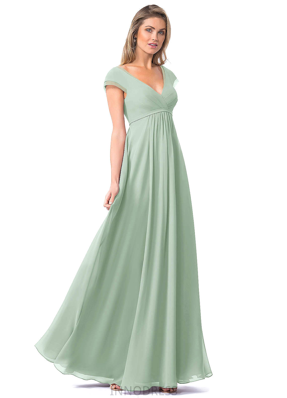 Jayden Floor Length Natural Waist Sleeveless A-Line/Princess Off The Shoulder Bridesmaid Dresses