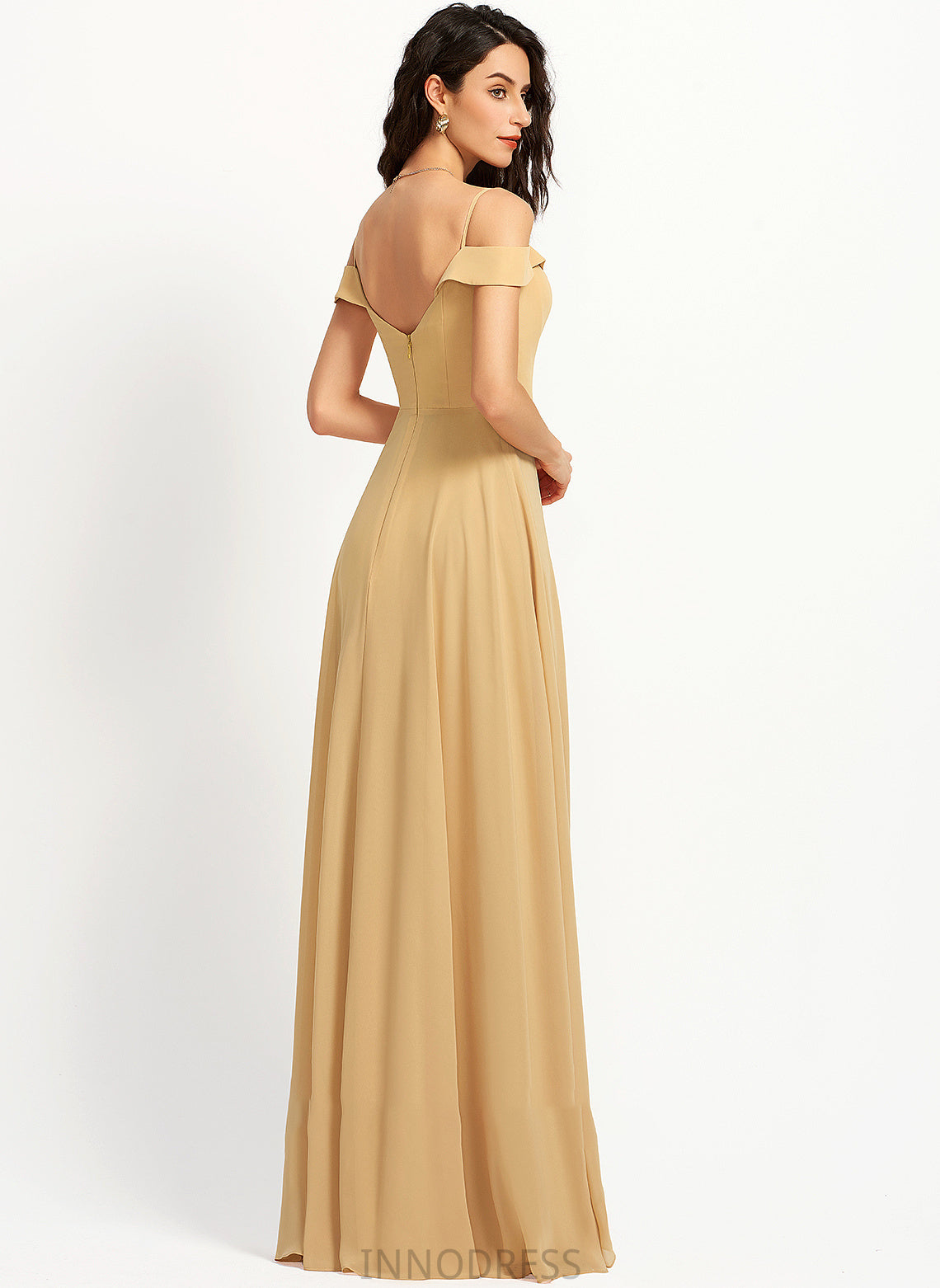 A-Line Margaret Prom Dresses Floor-Length V-neck