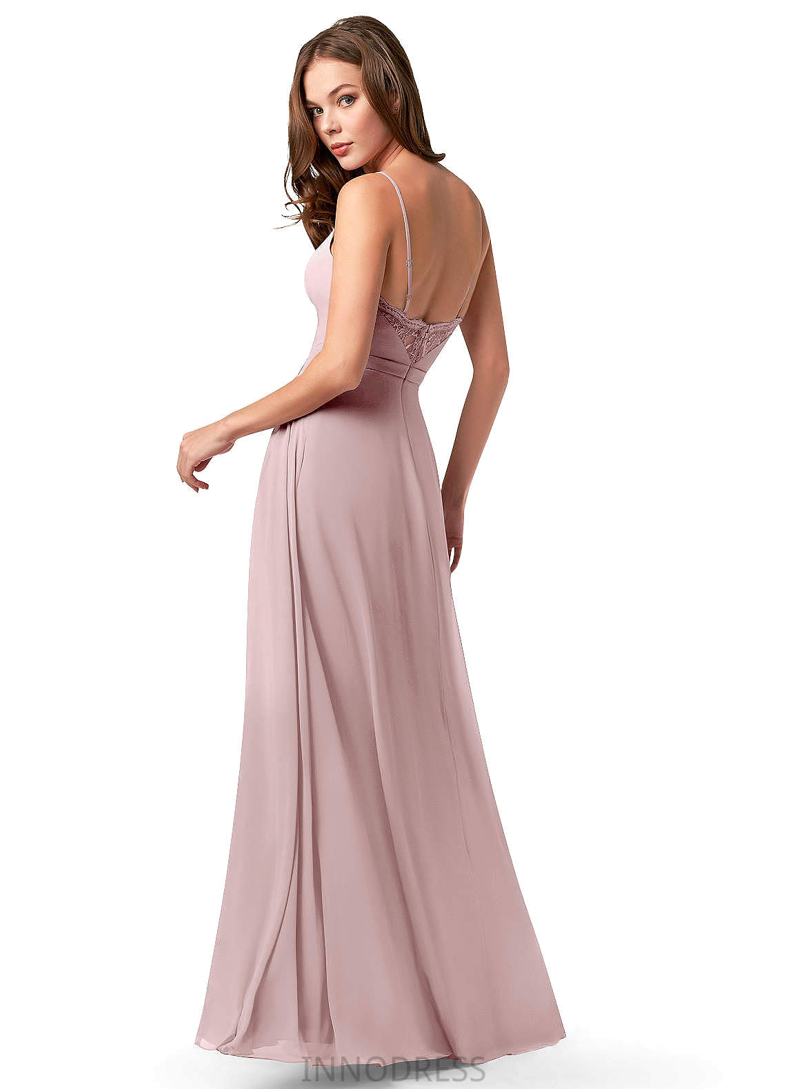 Crystal Floor Length Short Sleeves A-Line/Princess V-Neck Natural Waist Bridesmaid Dresses