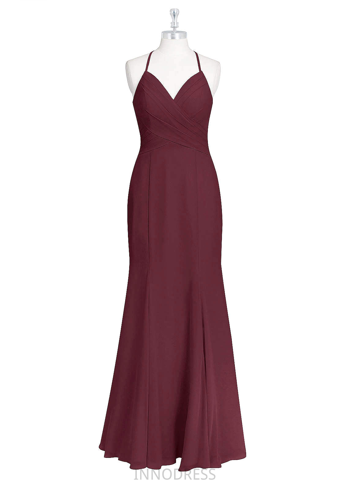 Kristin V-Neck Natural Waist Knee Length A-Line/Princess Bridesmaid Dresses