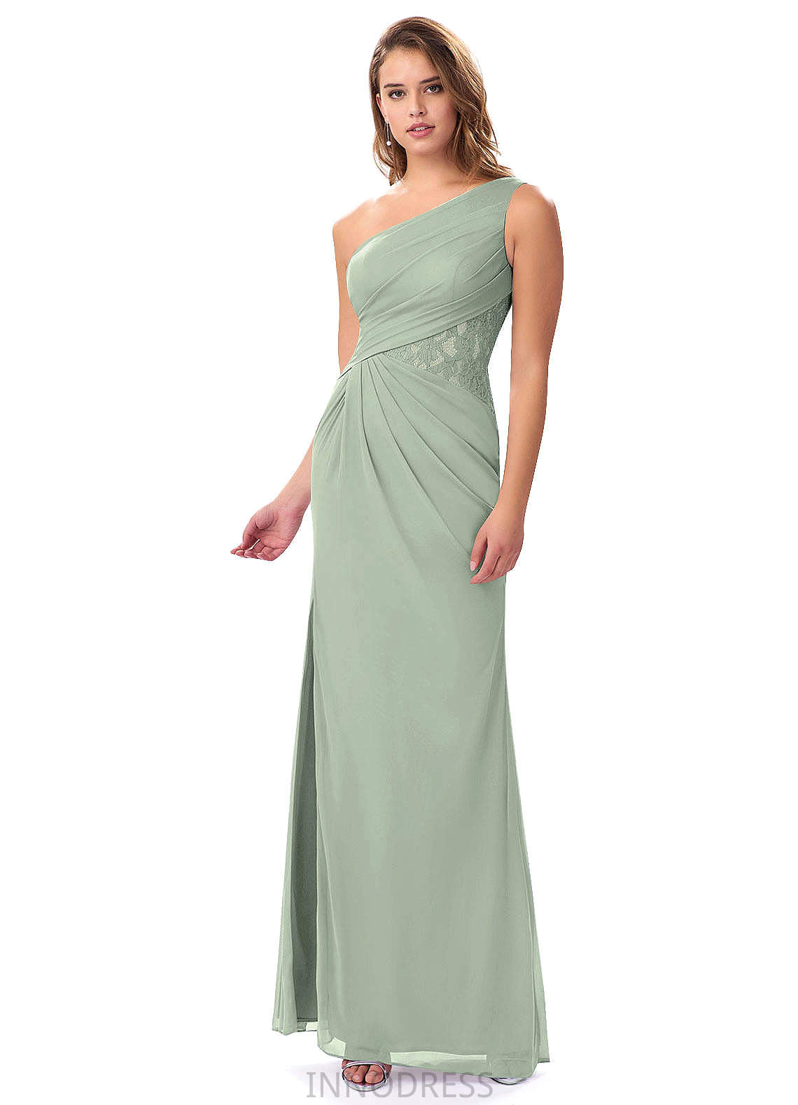 Margery Sleeveless Floor Length A-Line/Princess Sweetheart Natural Waist Bridesmaid Dresses