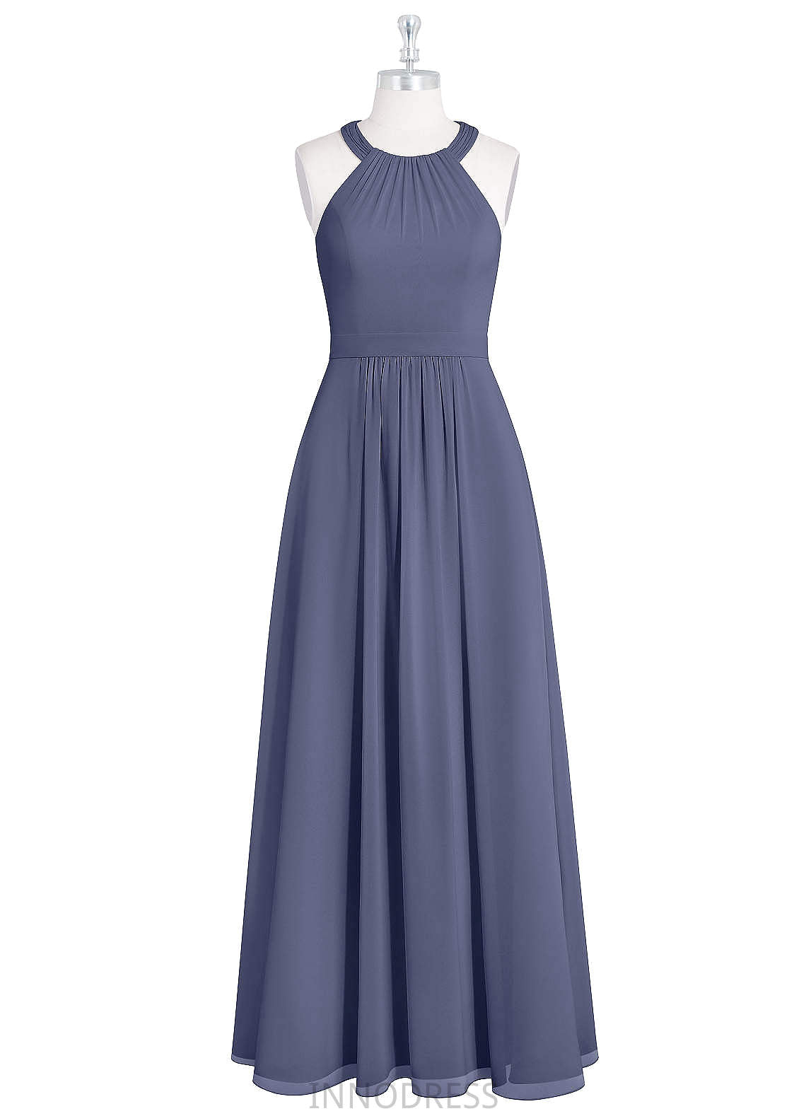 Laney Sleeveless Spandex Sweep-Brush Train Spaghetti Staps Natural Waist Trumpet/Mermaid Bridesmaid Dresses