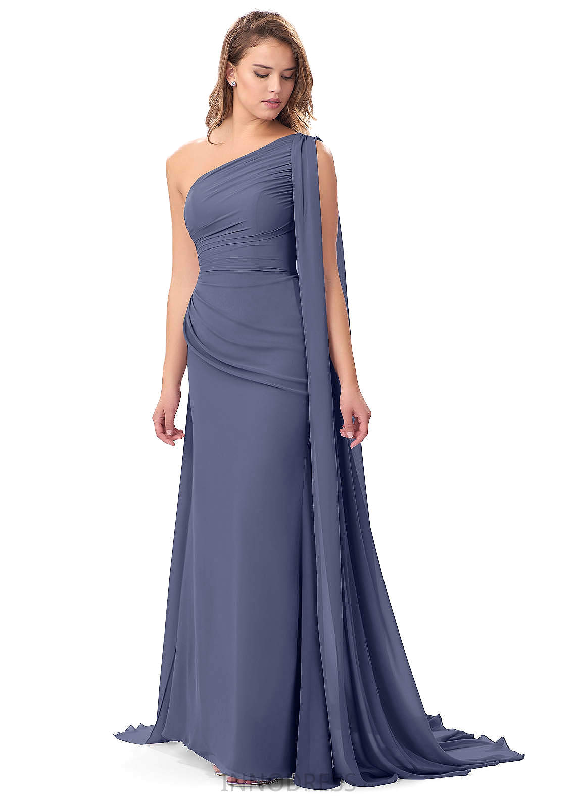 Brittany A-Line/Princess Sleeveless Knee Length Straps Natural Waist Bridesmaid Dresses