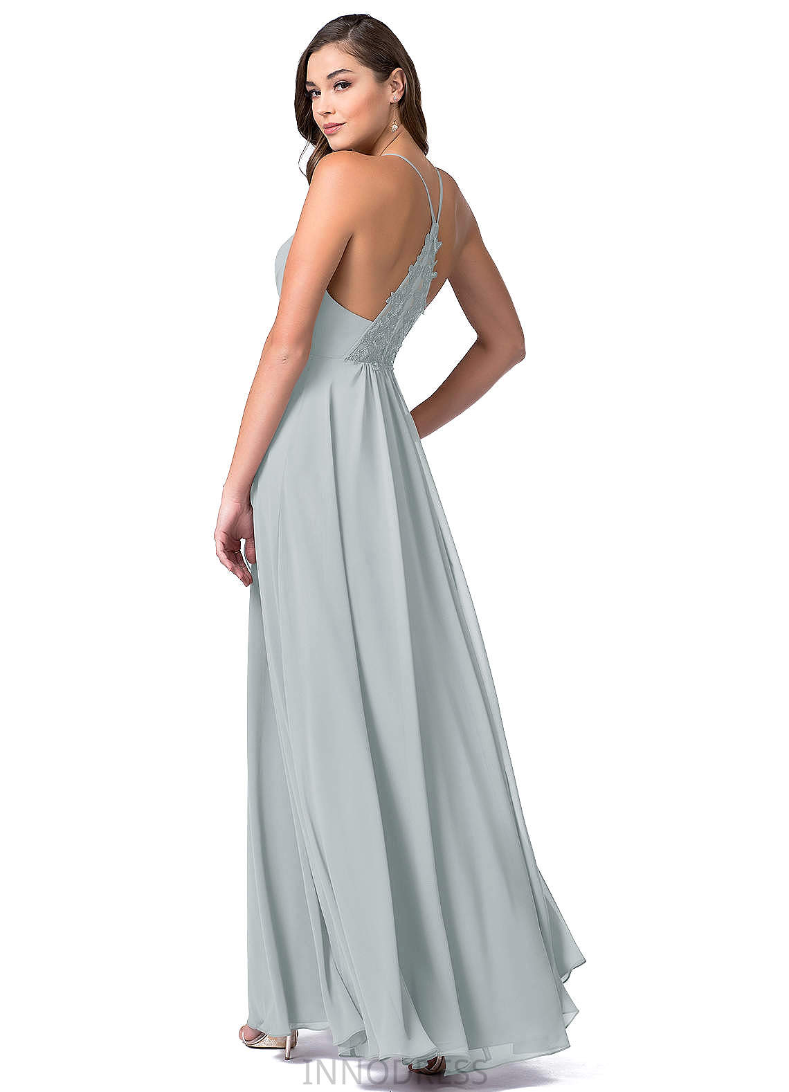 Camila A-Line/Princess Floor Length Natural Waist Scoop Sleeveless Bridesmaid Dresses