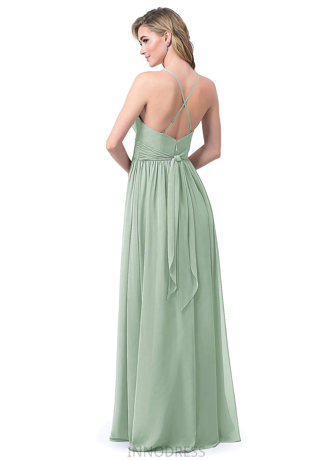 Carley Trumpet/Mermaid Sleeveless Natural Waist Taffeta One Shoulder Floor Length Bridesmaid Dresses