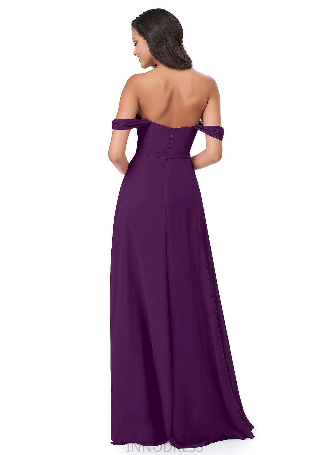 Desiree A-Line/Princess Sleeveless Straps Natural Waist Floor Length Bridesmaid Dresses