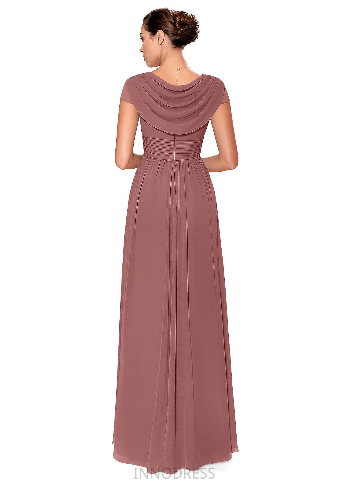 Rhoda Sweetheart Sleeveless A-Line/Princess Natural Waist Floor Length Bridesmaid Dresses