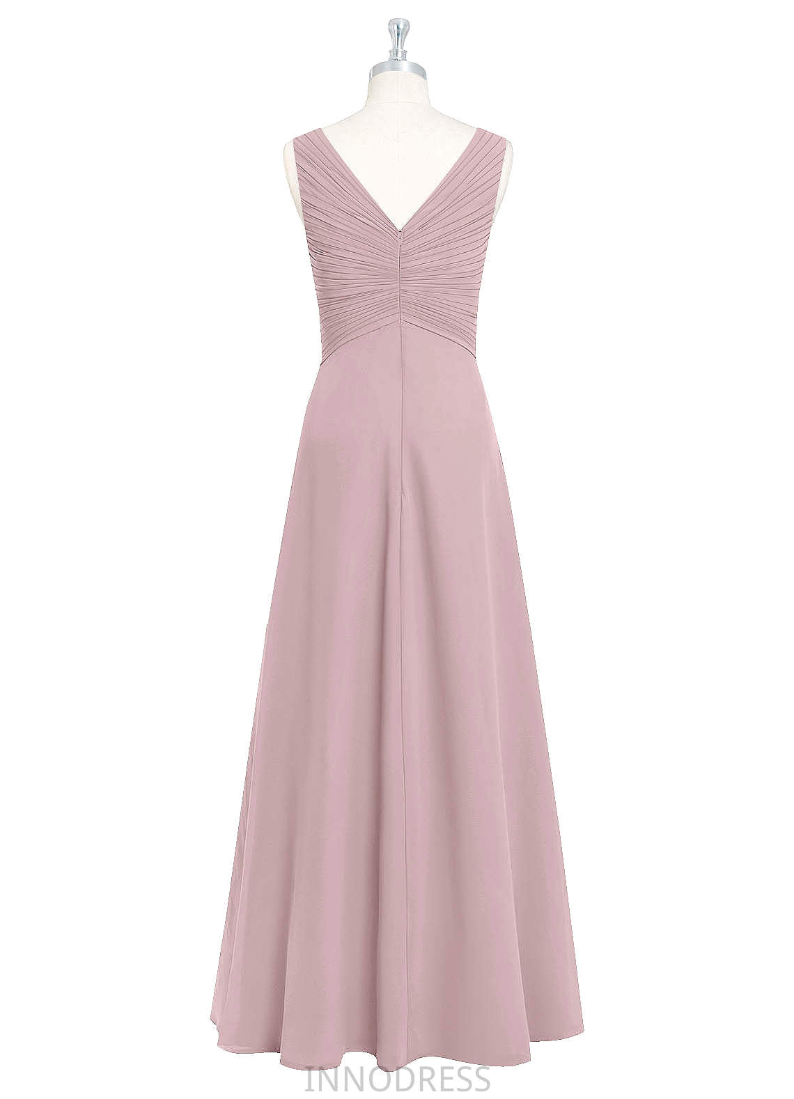 Carolyn A-Line/Princess Scoop Floor Length Sleeveless Natural Waist Bridesmaid Dresses