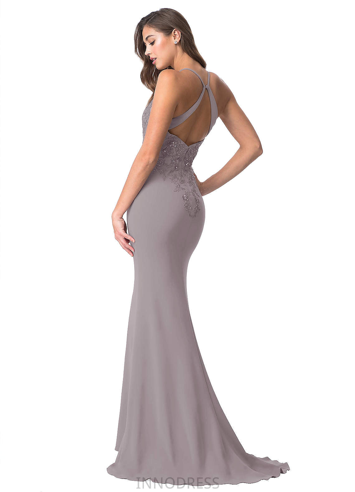 Lizbeth Sleeveless Floor Length Natural Waist Off The Shoulder A-Line/Princess Bridesmaid Dresses