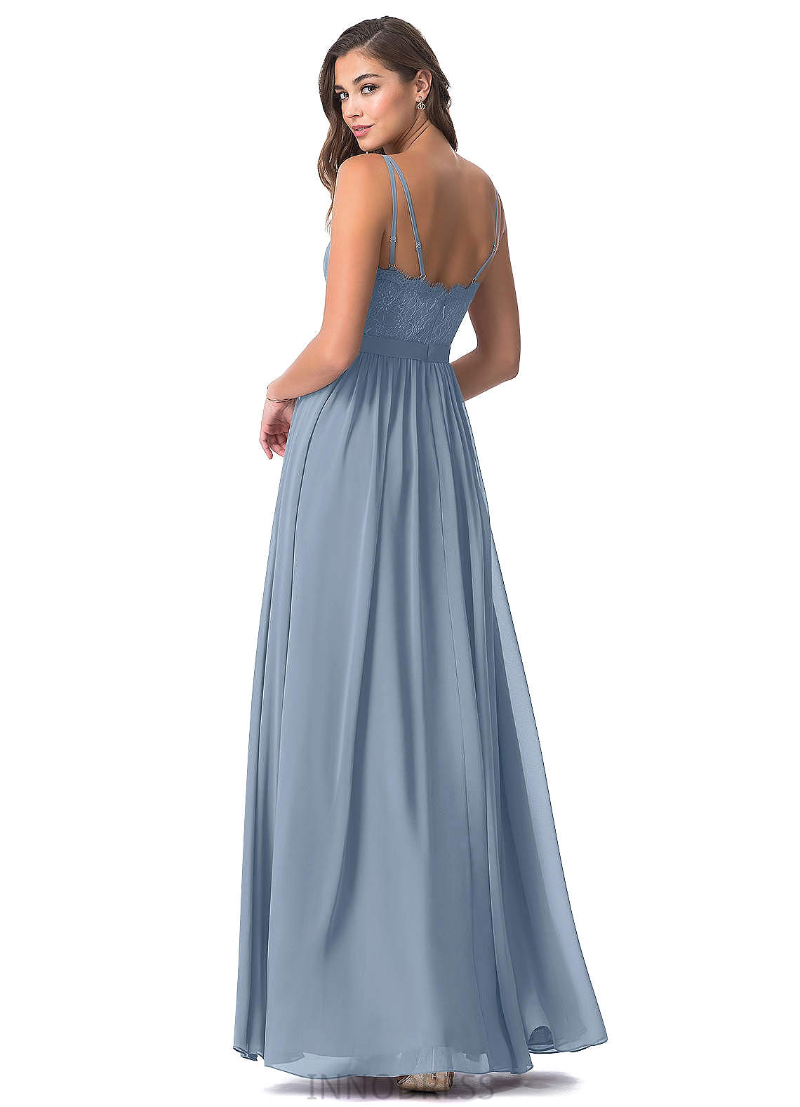 Alexandria V-Neck Sleeveless Floor Length A-Line/Princess Natural Waist Bridesmaid Dresses