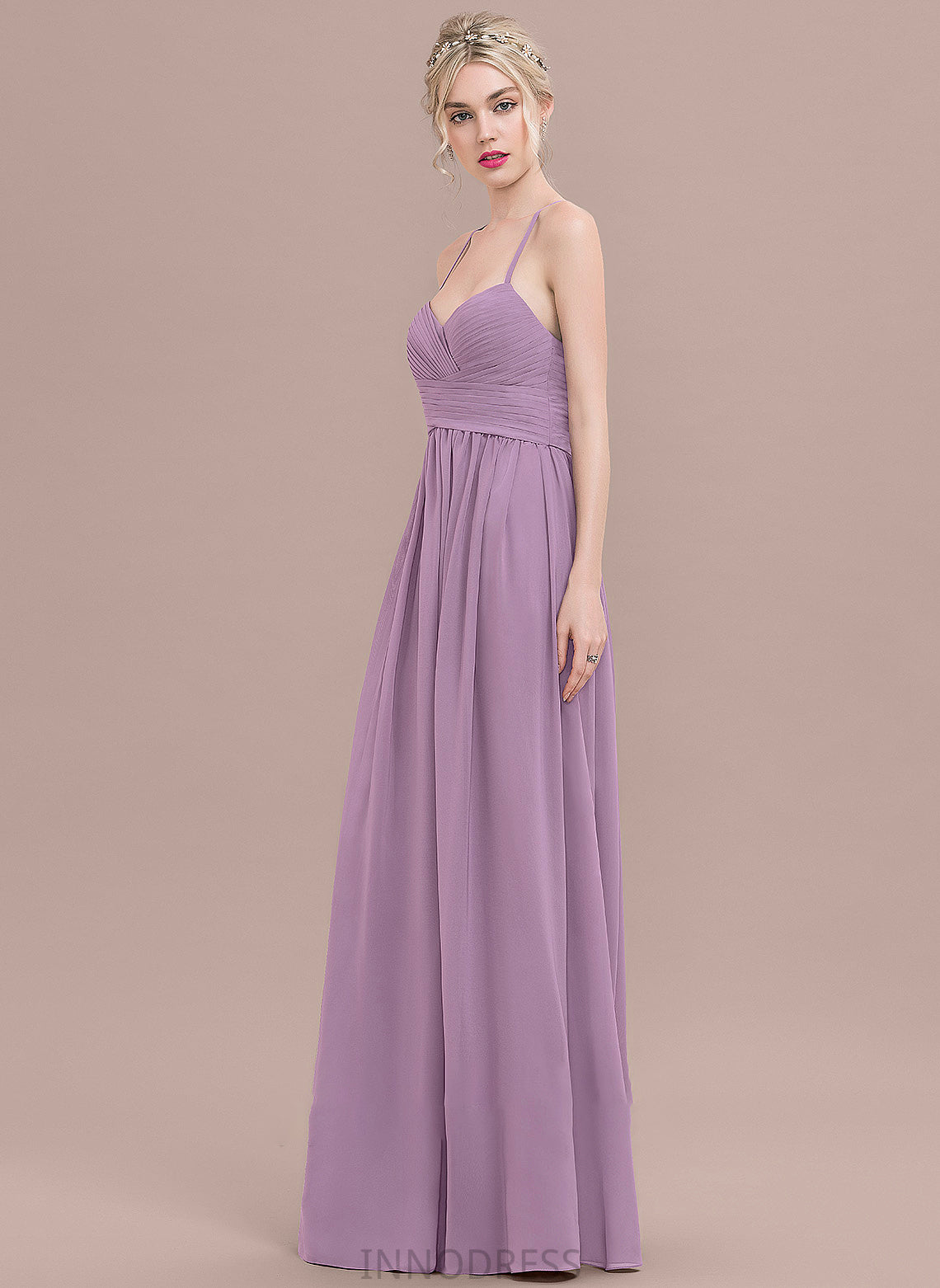 Prom Dresses Zara Chiffon A-Line With Sweetheart Floor-Length Ruffle