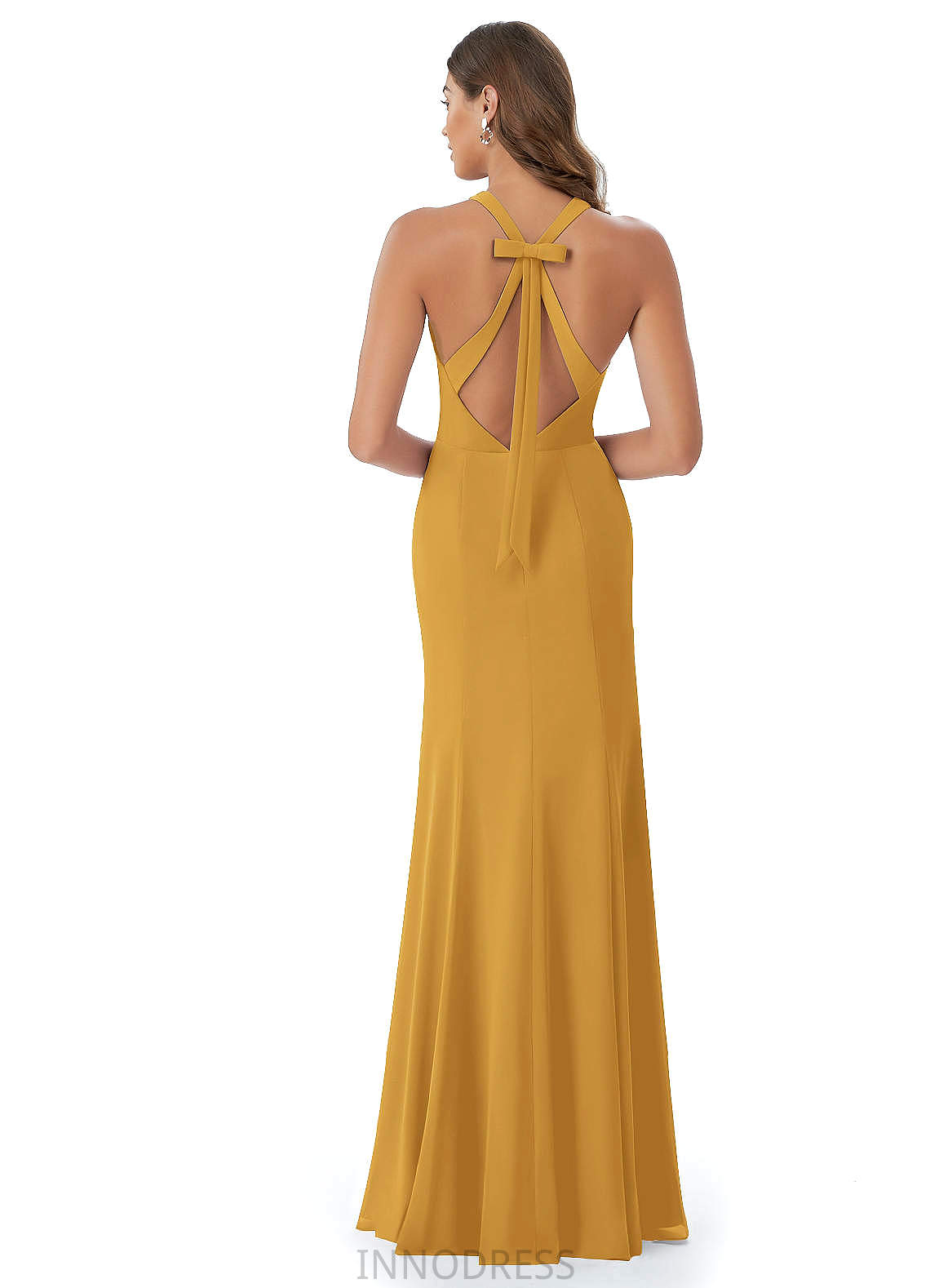 Madeleine One Shoulder Floor Length Natural Waist Sleeveless A-Line/Princess Bridesmaid Dresses