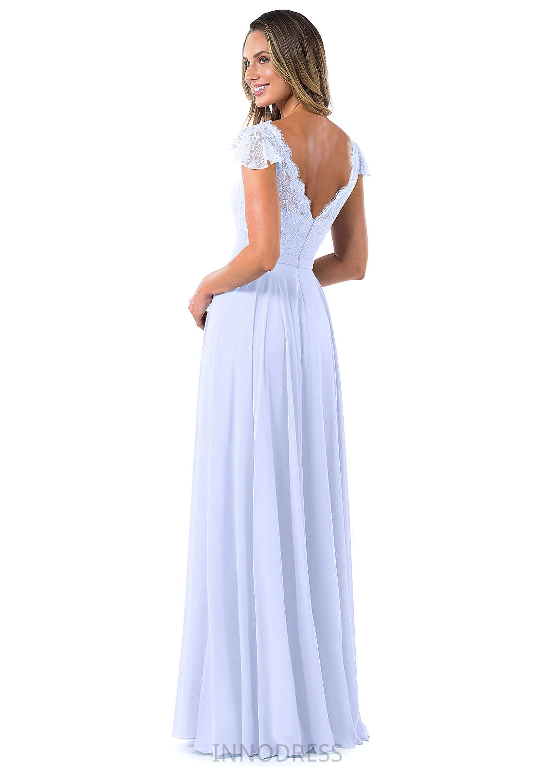 Emerson Sleeveless Floor Length Scoop A-Line/Princess Natural Waist Bridesmaid Dresses