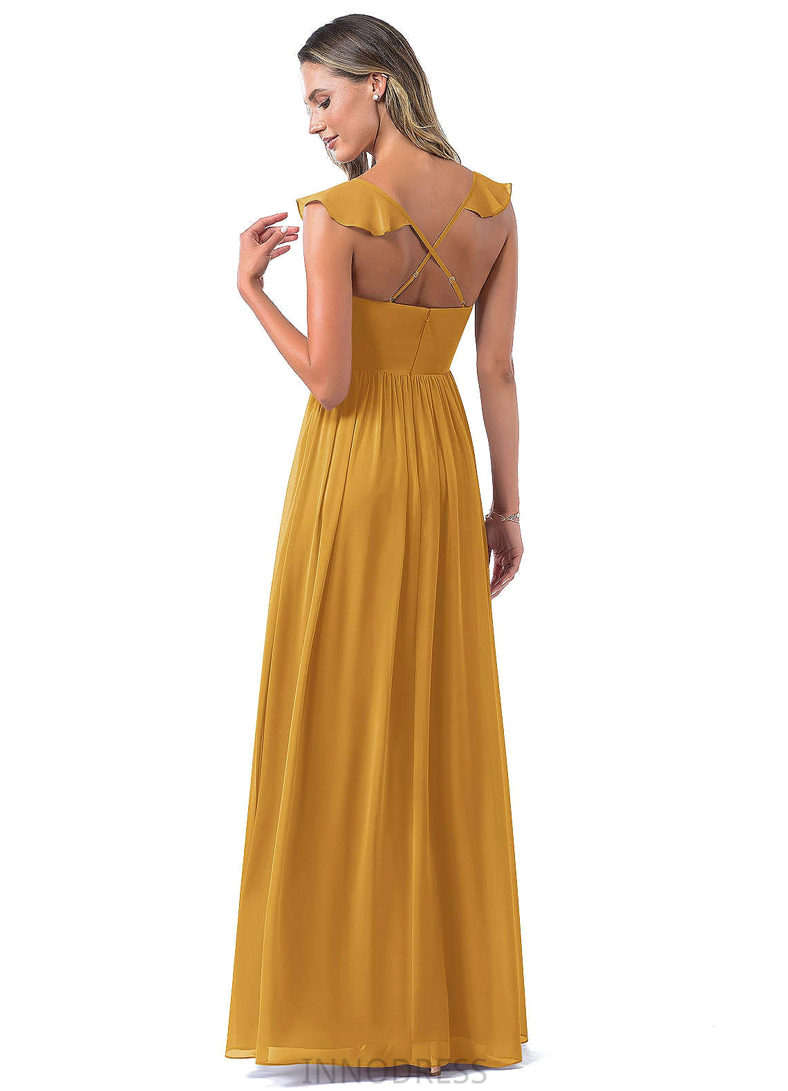 Poll Sleeveless Floor Length Natural Waist A-Line/Princess Sweetheart Bridesmaid Dresses