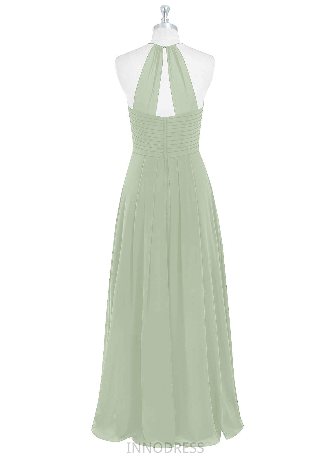 Lucile Sleeveless Scoop Natural Waist Floor Length Bridesmaid Dresses