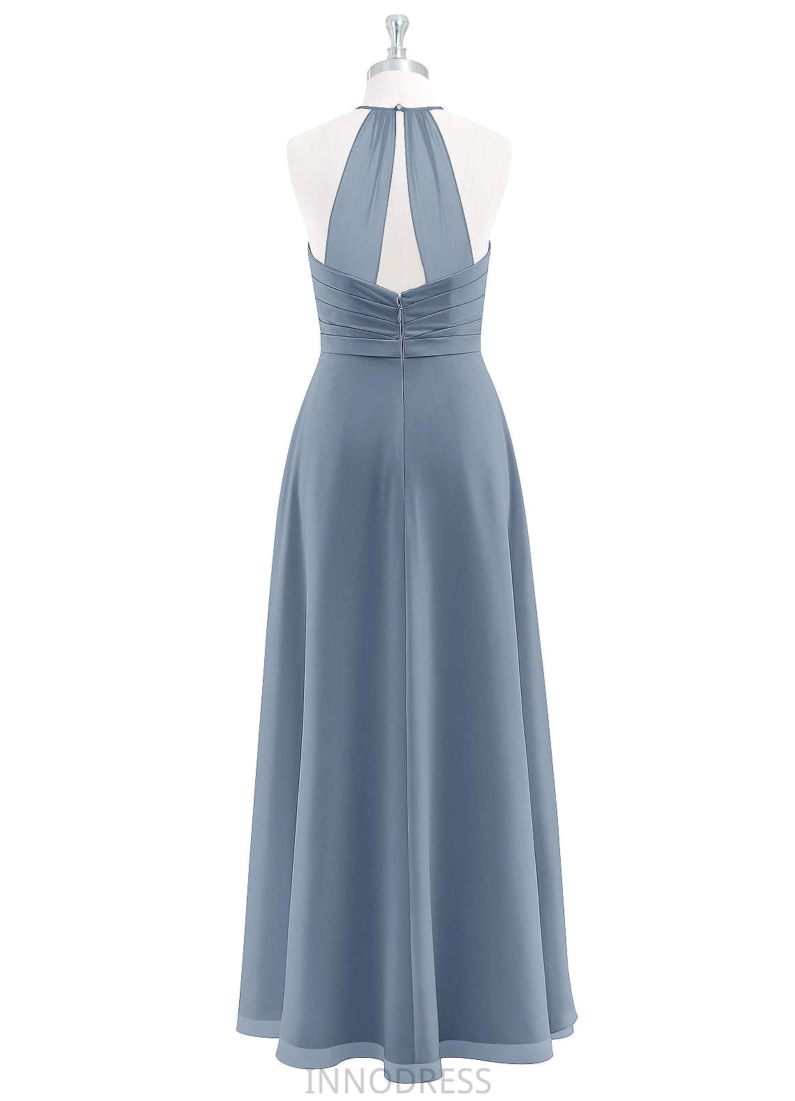 Helen Sleeveless V-Neck A-Line/Princess Floor Length Natural Waist Bridesmaid Dresses