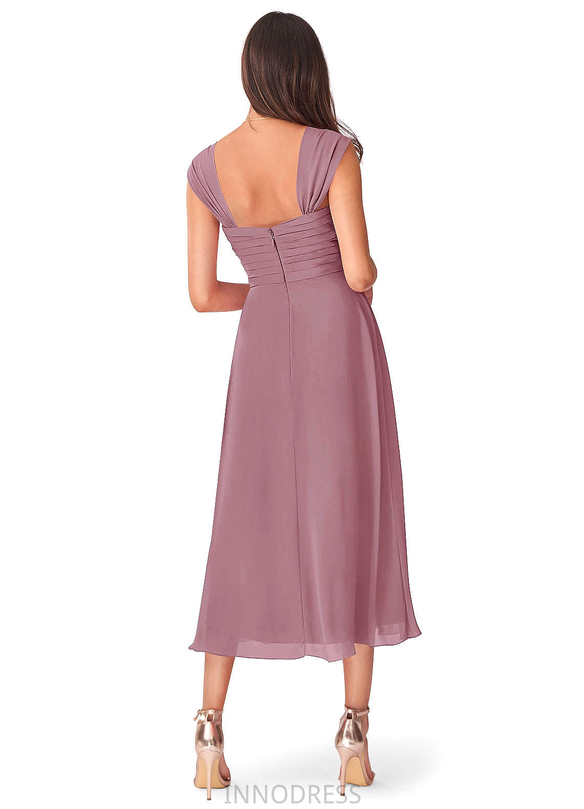 Karma A-Line/Princess Sleeveless Natural Waist Sweetheart Floor Length Bridesmaid Dresses