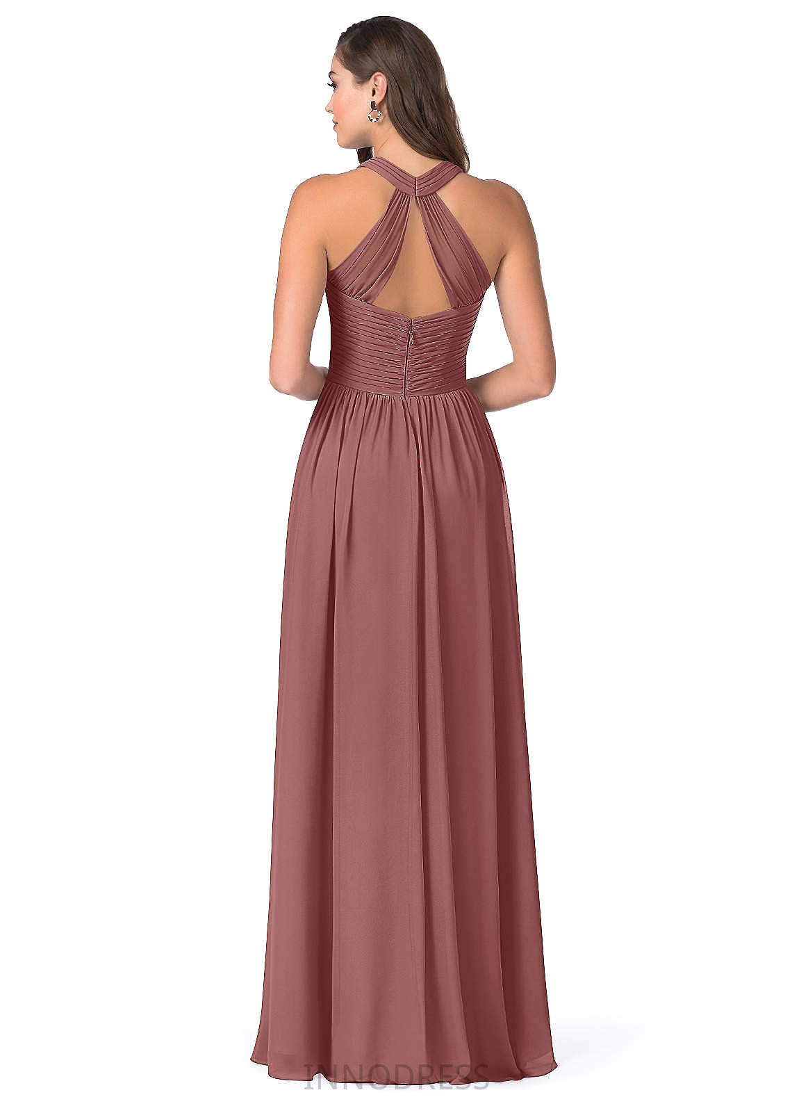 Paulina Floor Length Sleeveless Straps Sheath/Column Bridesmaid Dresses