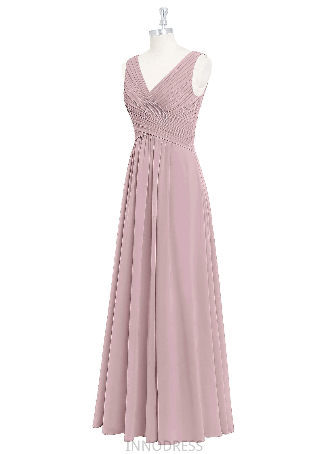 Carolyn A-Line/Princess Scoop Floor Length Sleeveless Natural Waist Bridesmaid Dresses