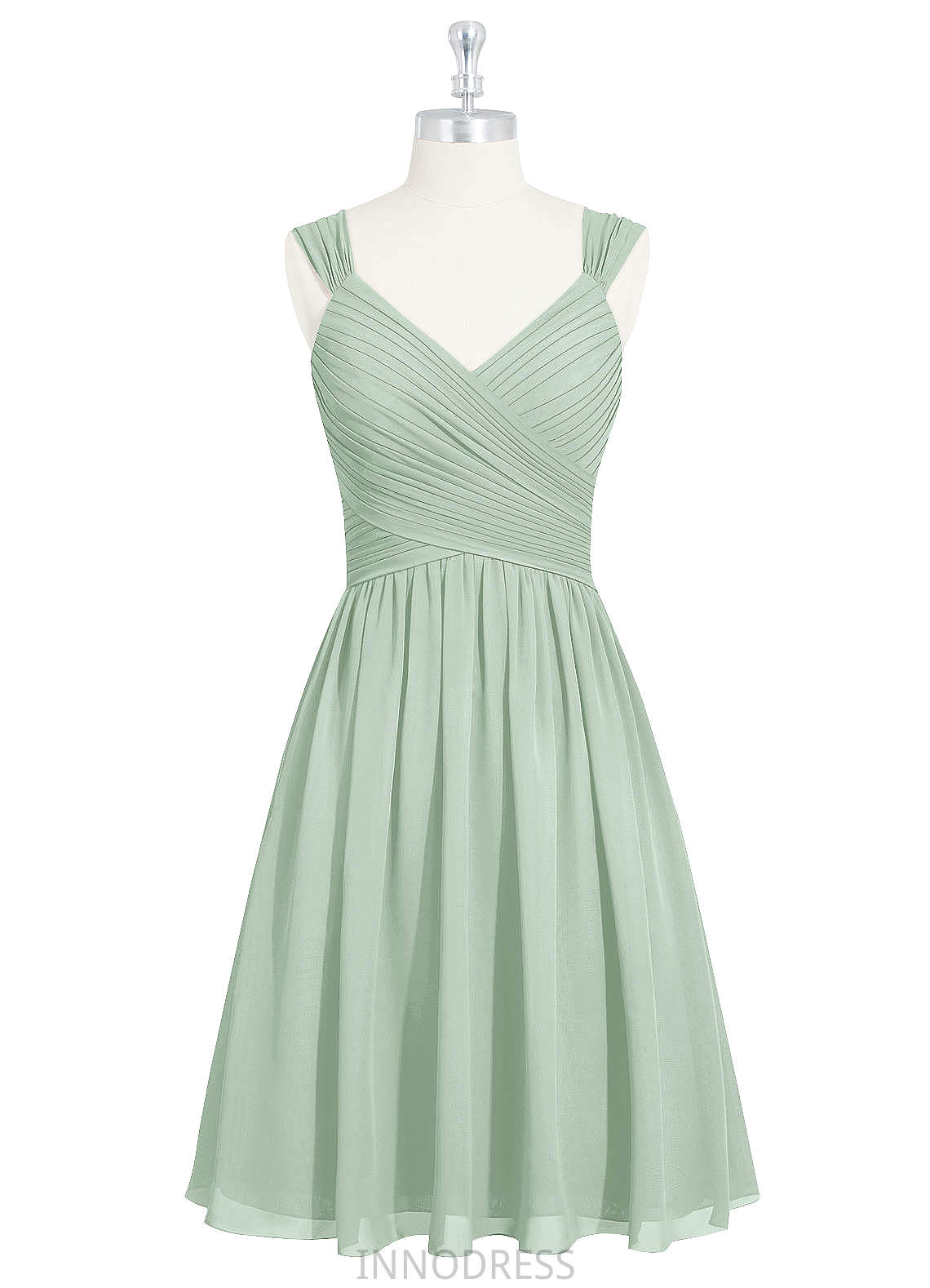 Selena Straps Natural Waist Floor Length A-Line/Princess Sleeveless Bridesmaid Dresses