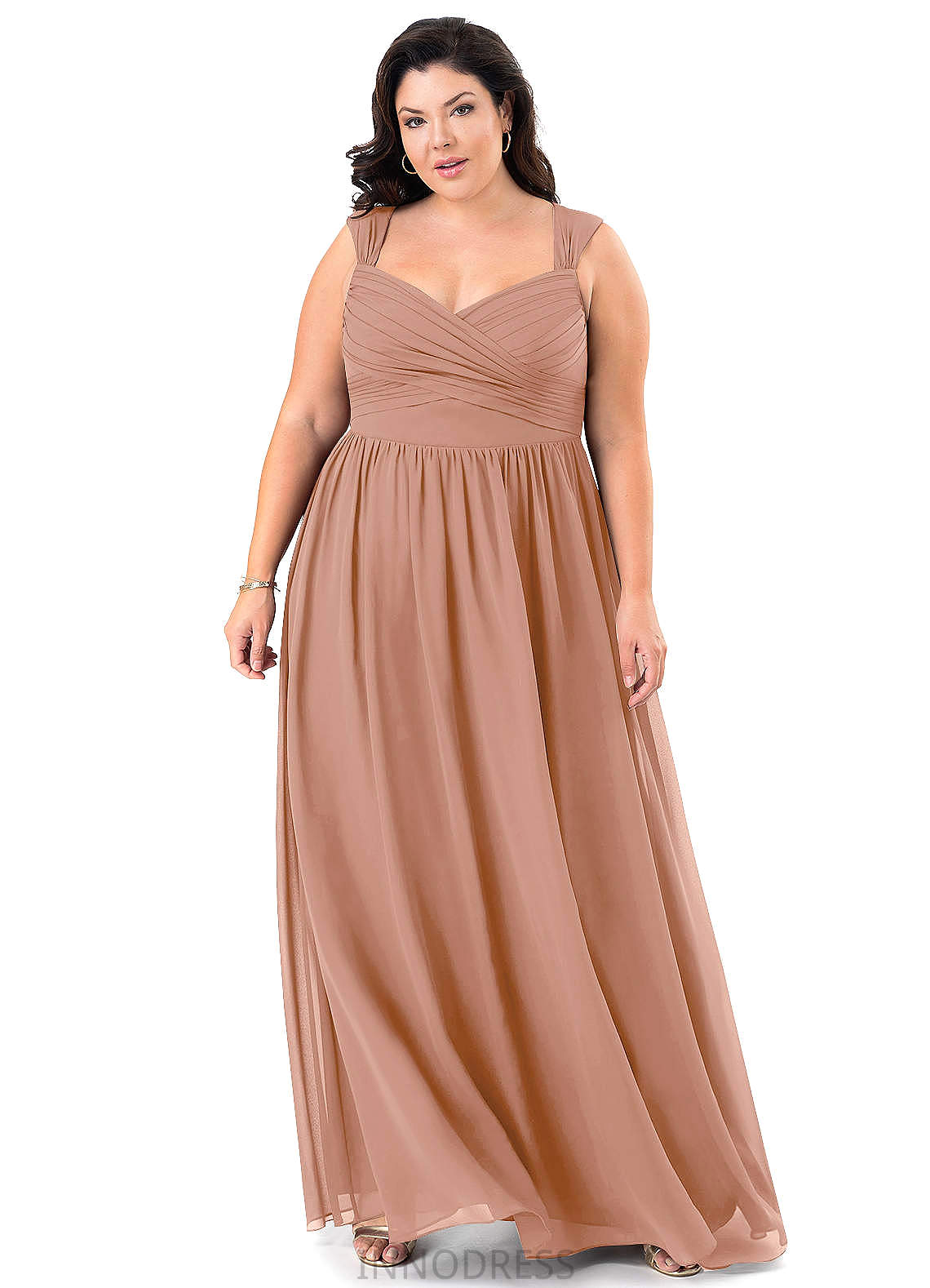 Gracelyn A-Line/Princess Floor Length Sleeveless Sweetheart Natural Waist Bridesmaid Dresses