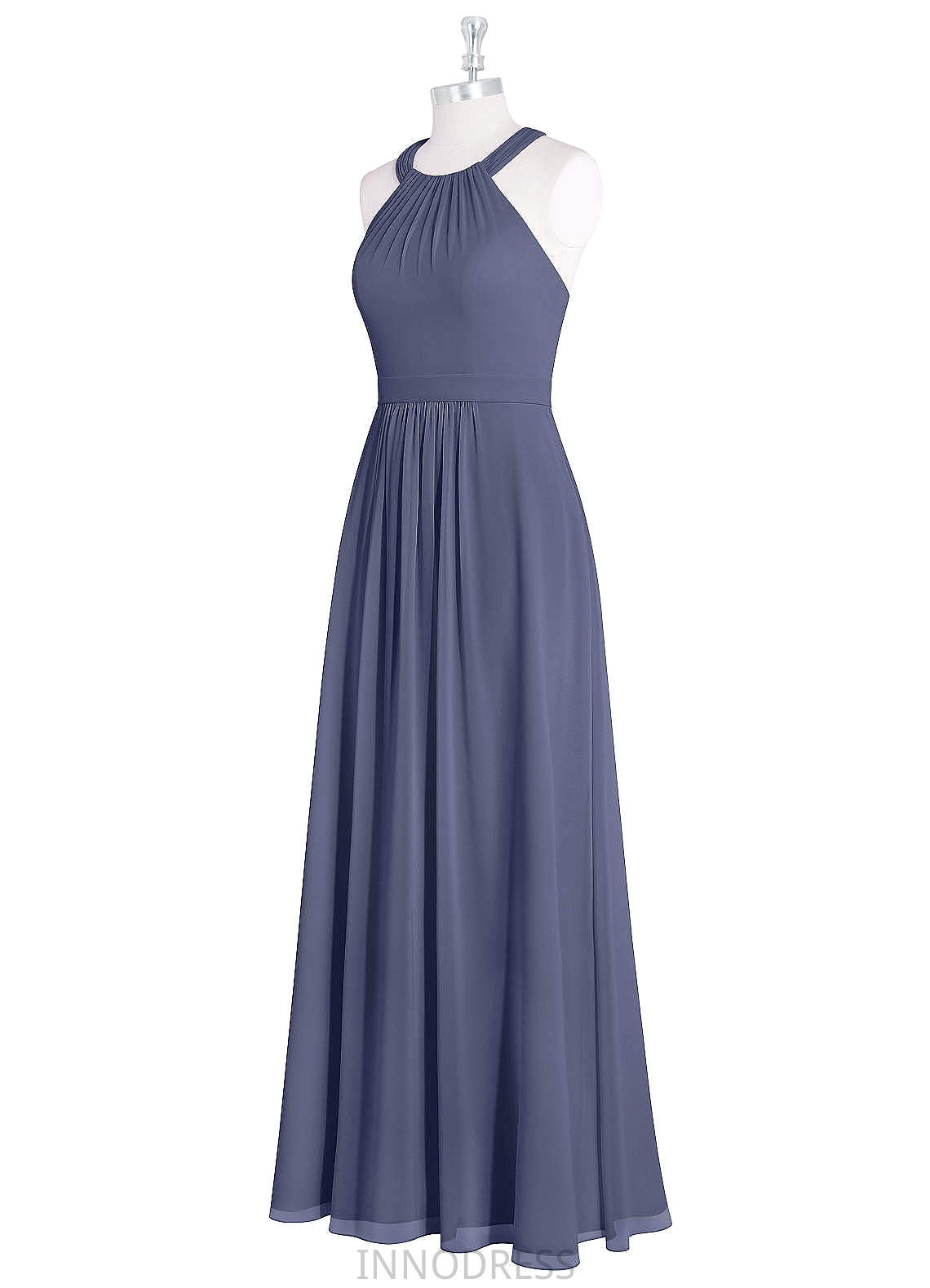 Laney Sleeveless Spandex Sweep-Brush Train Spaghetti Staps Natural Waist Trumpet/Mermaid Bridesmaid Dresses