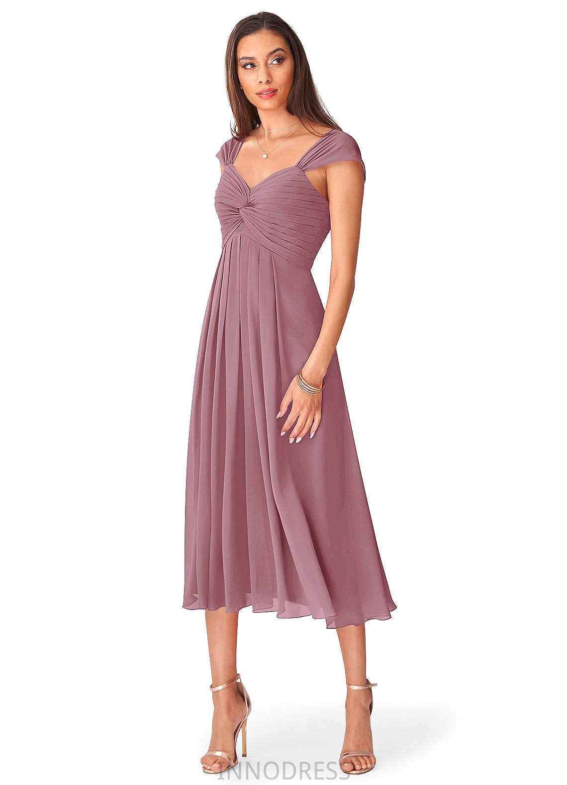 Karma A-Line/Princess Sleeveless Natural Waist Sweetheart Floor Length Bridesmaid Dresses