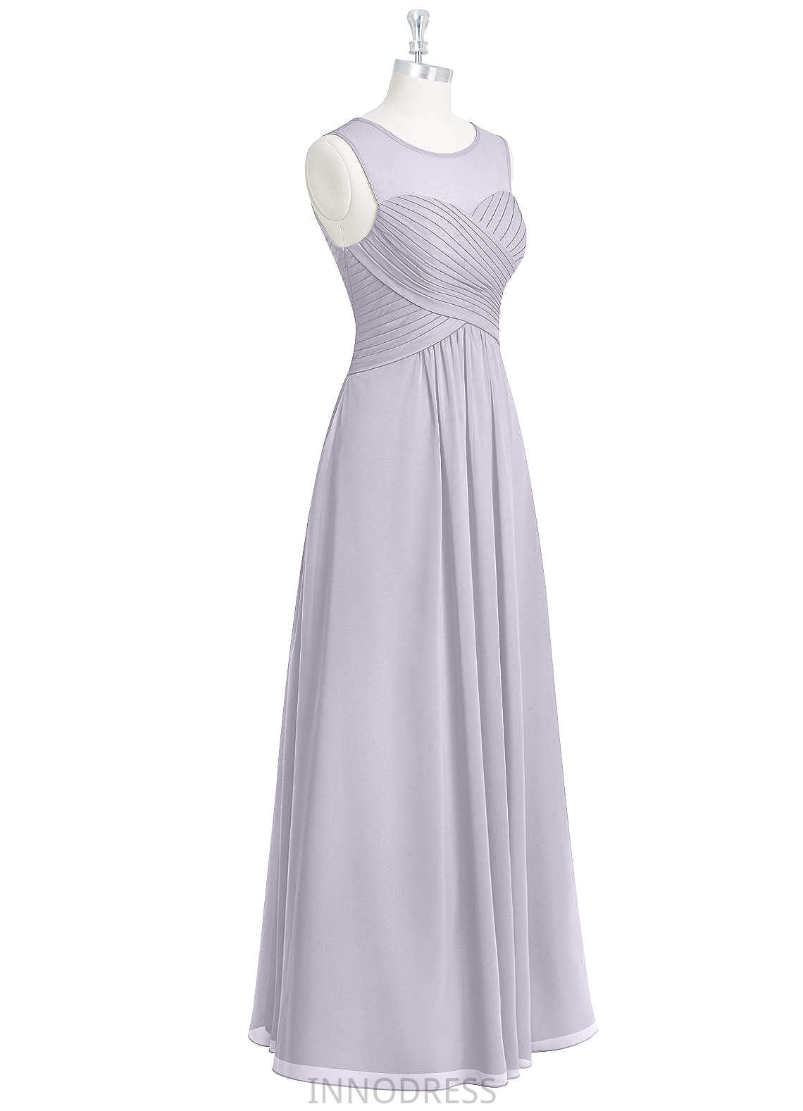 Kristina Sleeveless Floor Length Spaghetti Staps A-Line/Princess Natural Waist Bridesmaid Dresses