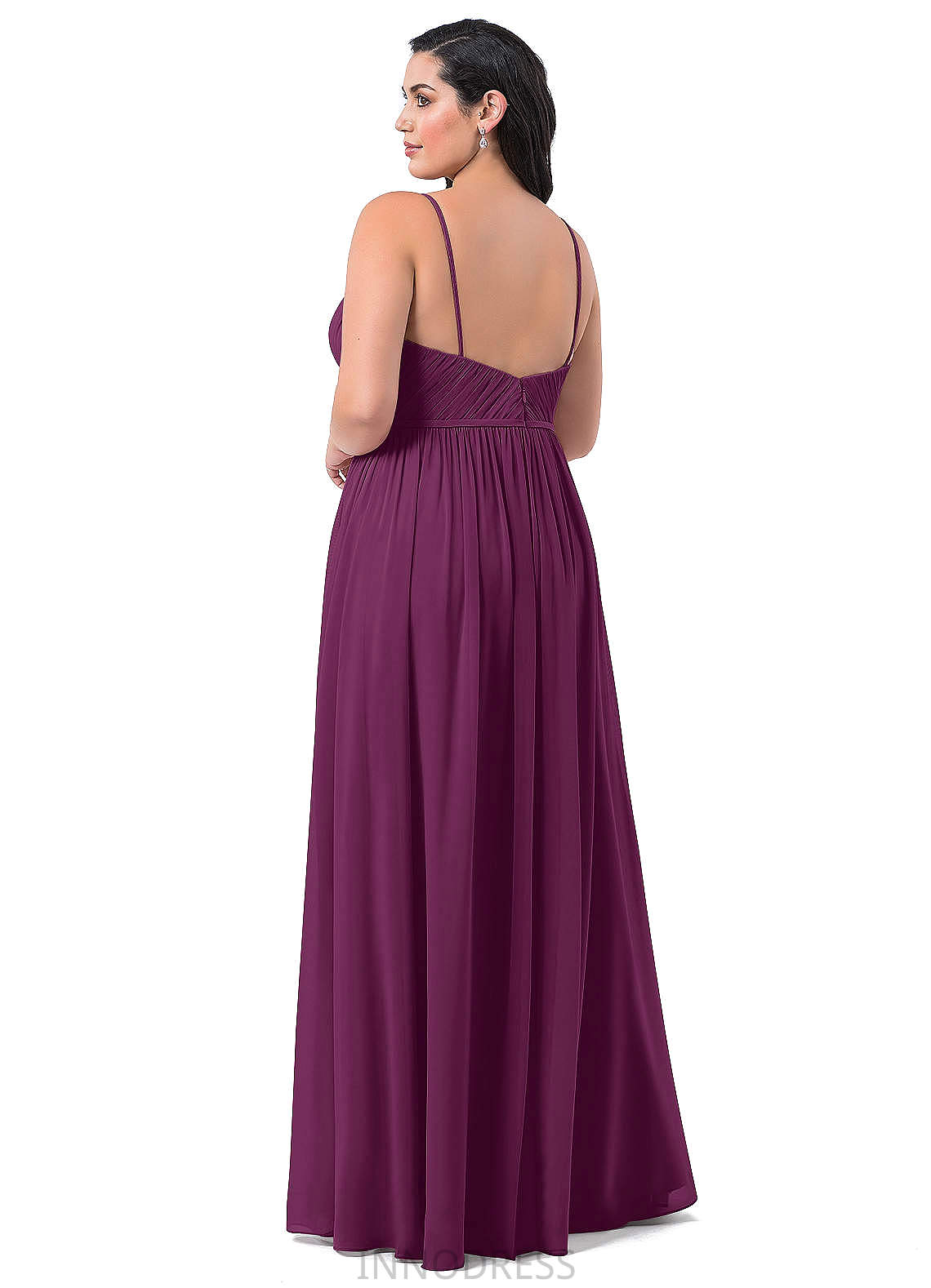 Selena A-Line/Princess Natural Waist Floor Length One Shoulder Sleeveless Bridesmaid Dresses