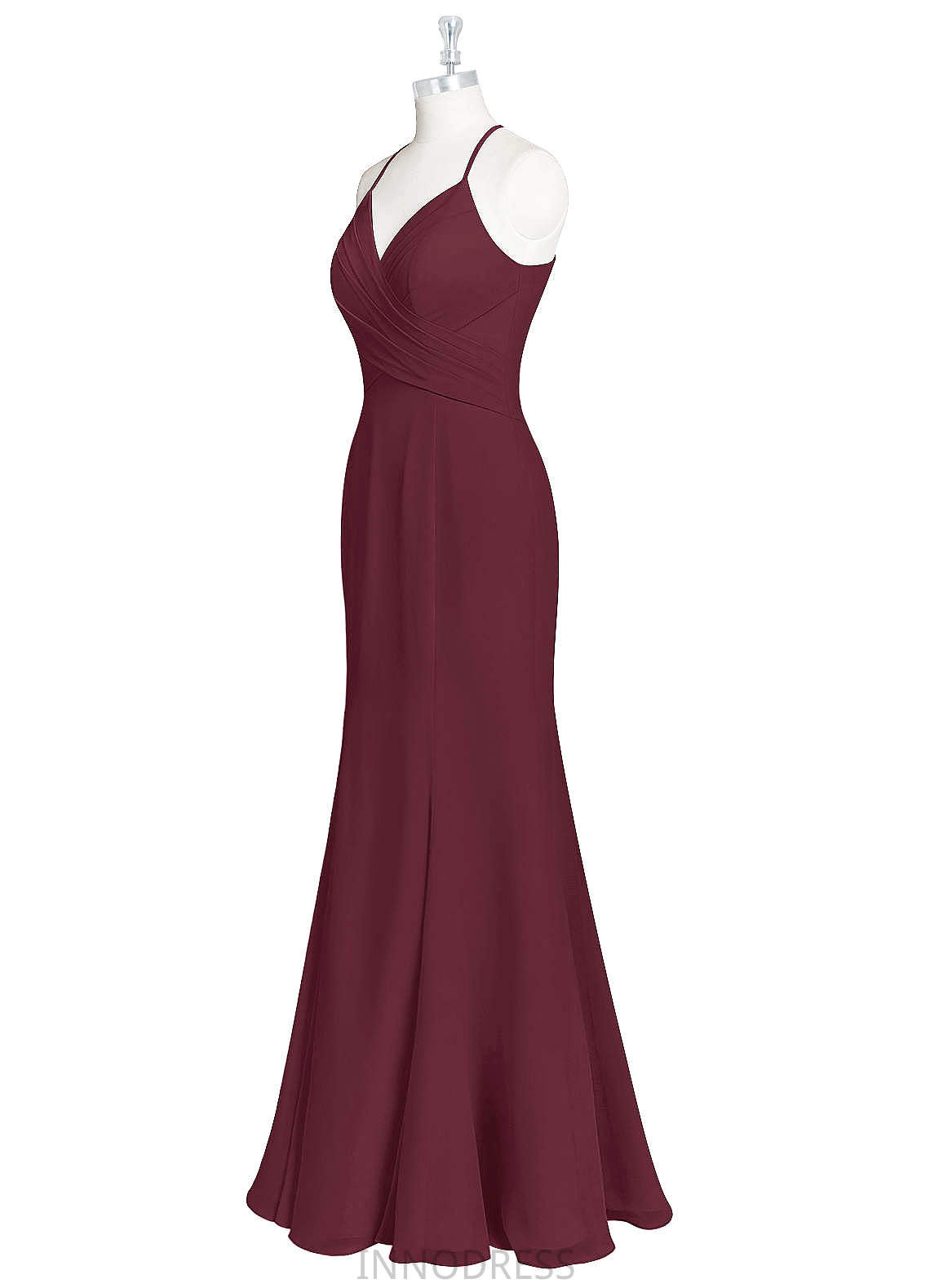 Kristin V-Neck Natural Waist Knee Length A-Line/Princess Bridesmaid Dresses