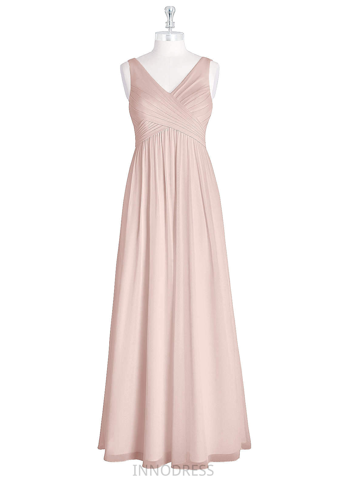 Raelynn Floor Length V-Neck Natural Waist Sleeveless A-Line/Princess Bridesmaid Dresses