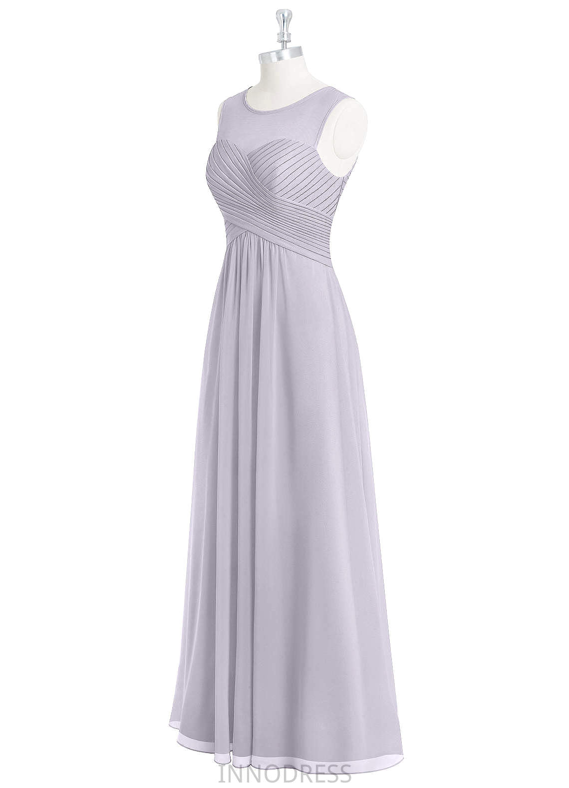 Kristina Sleeveless Floor Length Spaghetti Staps A-Line/Princess Natural Waist Bridesmaid Dresses