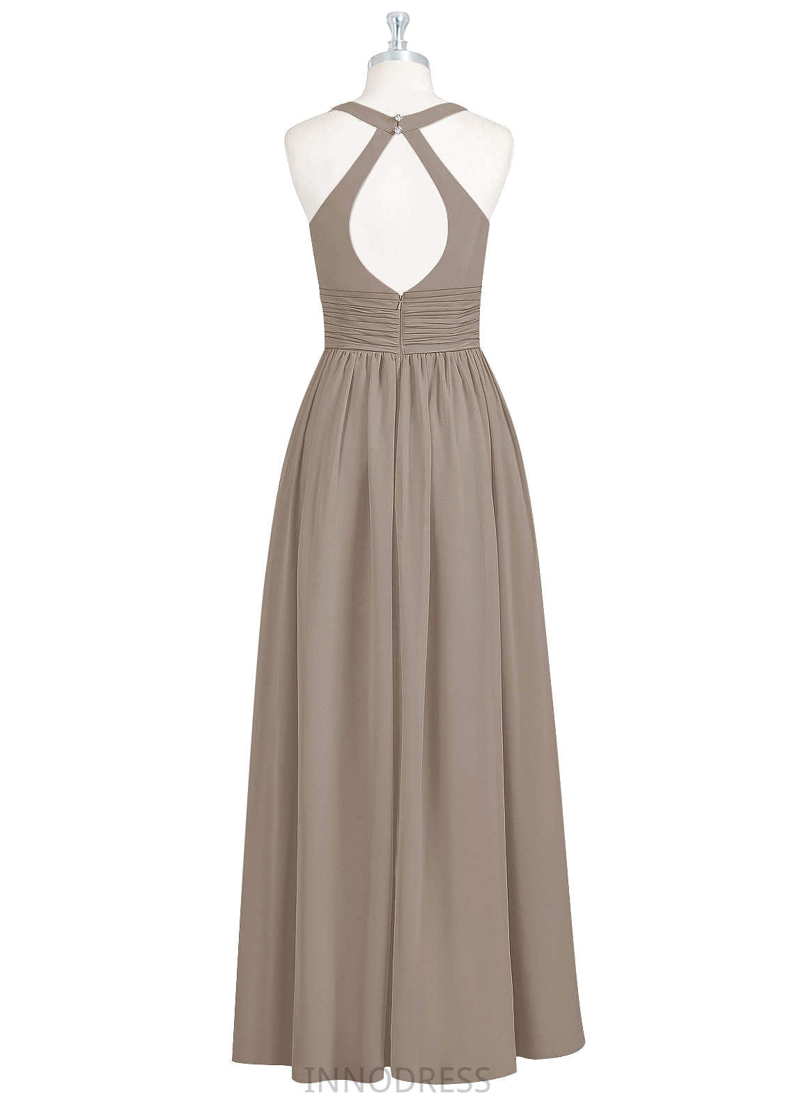 Camilla Sleeveless Natural Waist Trumpet/Mermaid Floor Length V-Neck Bridesmaid Dresses