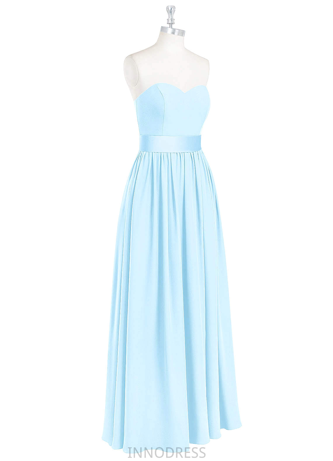 Mckenna V-Neck Floor Length Natural Waist A-Line/Princess Sleeveless Bridesmaid Dresses