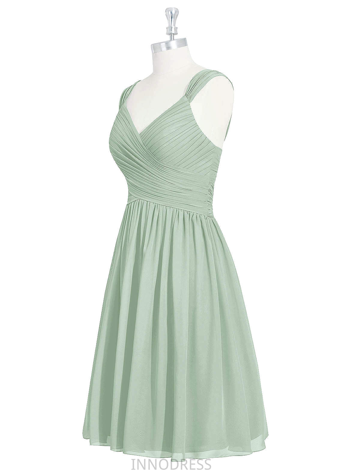 Selena Straps Natural Waist Floor Length A-Line/Princess Sleeveless Bridesmaid Dresses