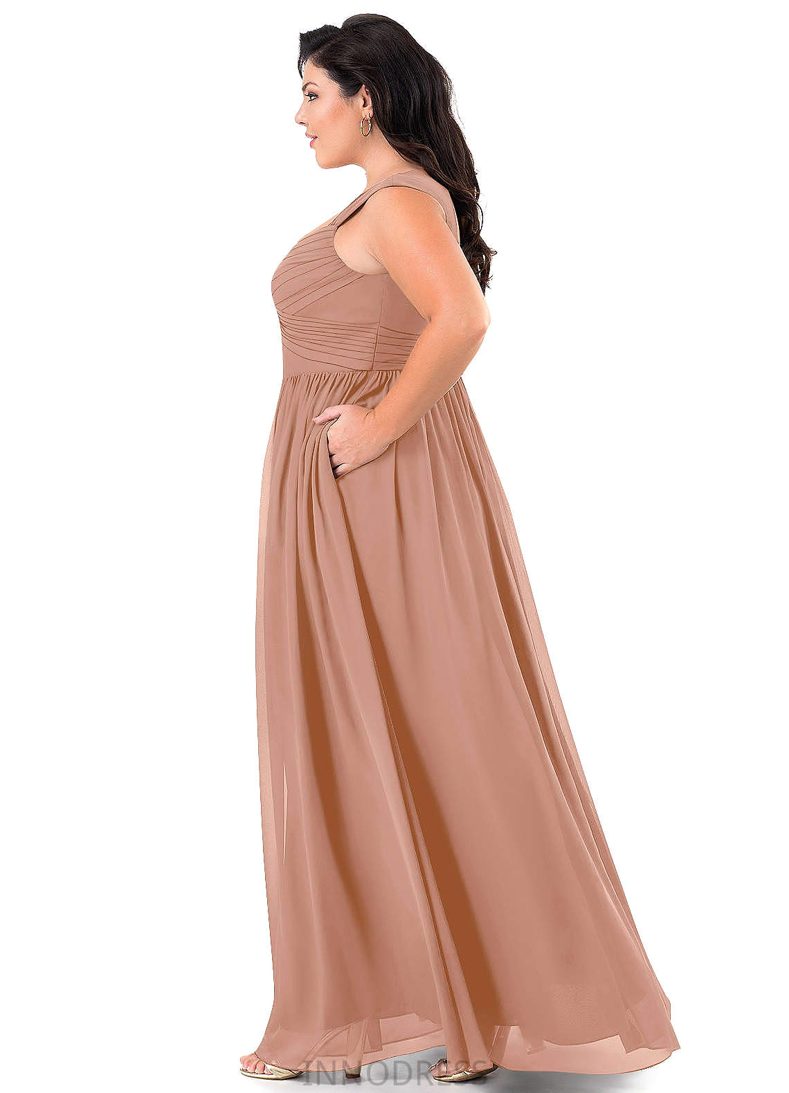 Gracelyn A-Line/Princess Floor Length Sleeveless Sweetheart Natural Waist Bridesmaid Dresses