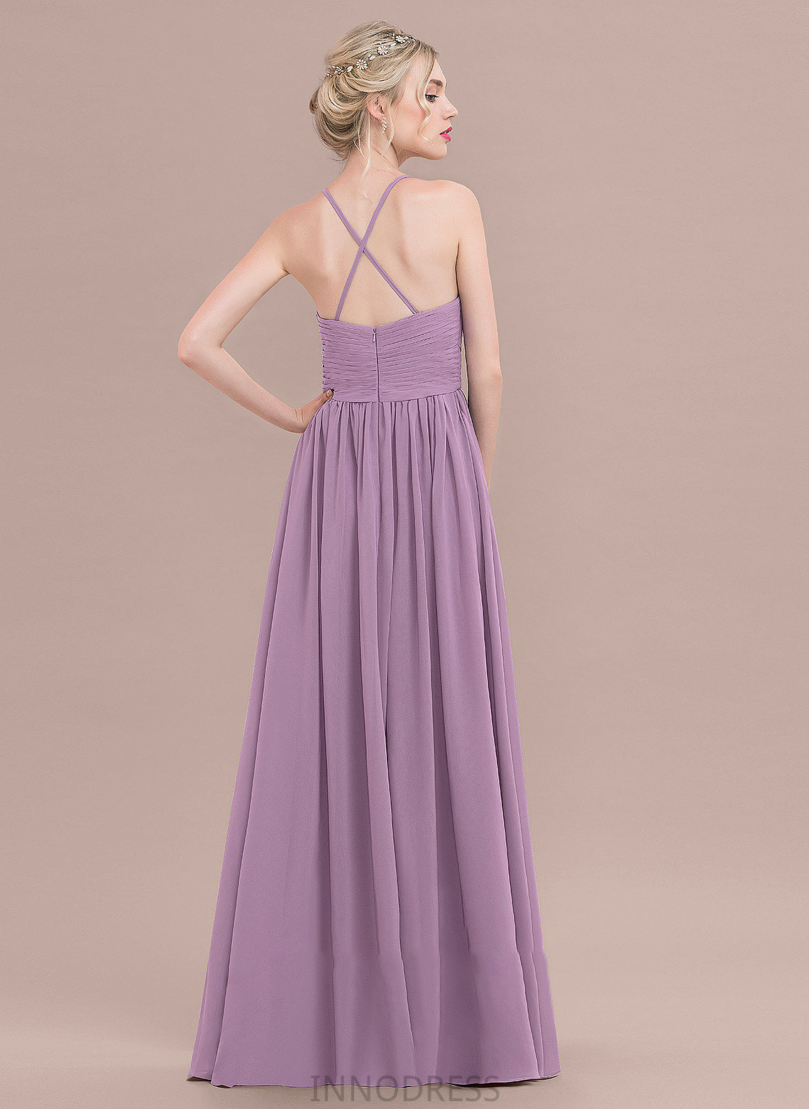 Prom Dresses Zara Chiffon A-Line With Sweetheart Floor-Length Ruffle