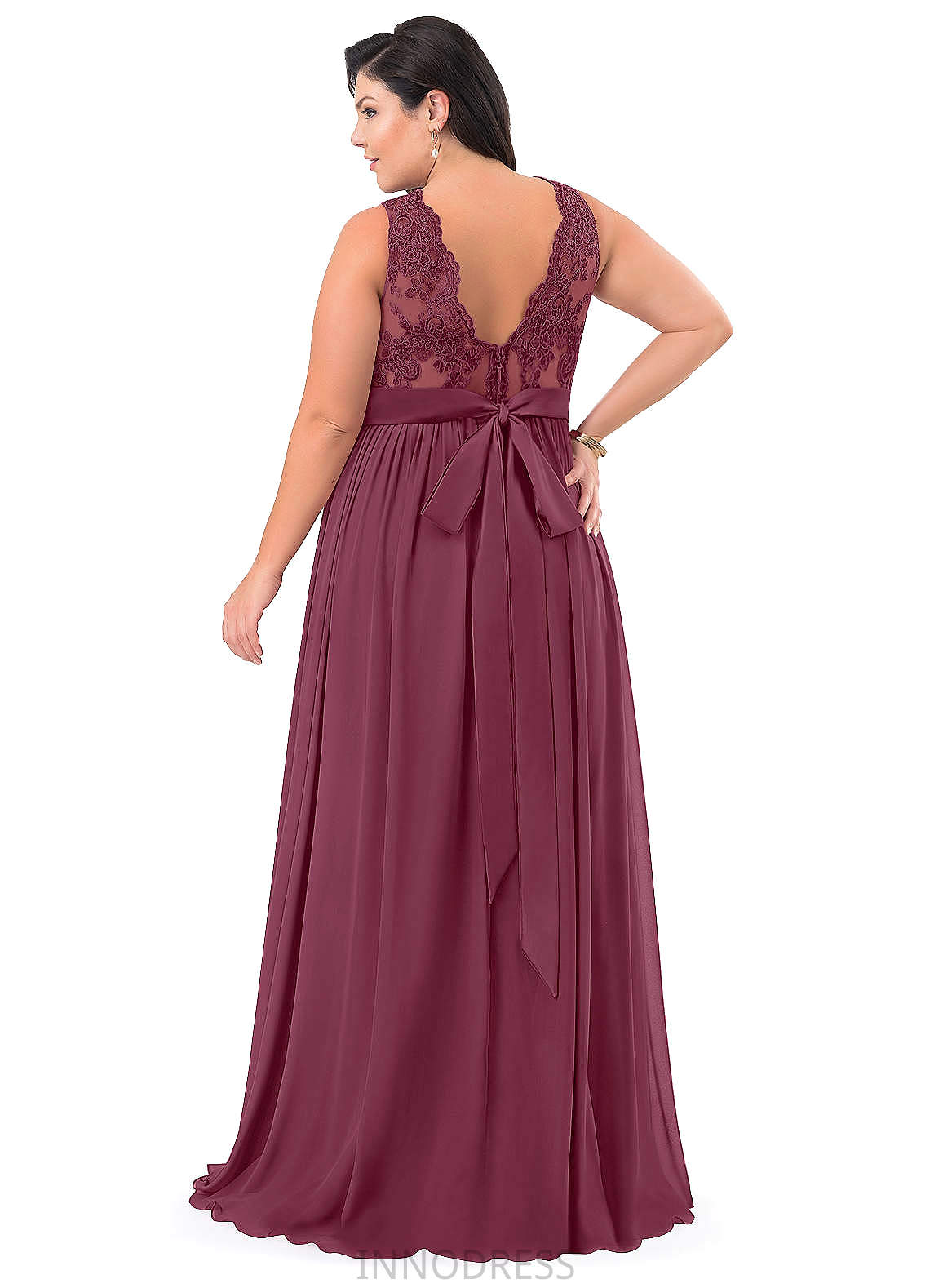 Gemma A-Line/Princess Spaghetti Staps Sleeveless Floor Length Natural Waist Bridesmaid Dresses