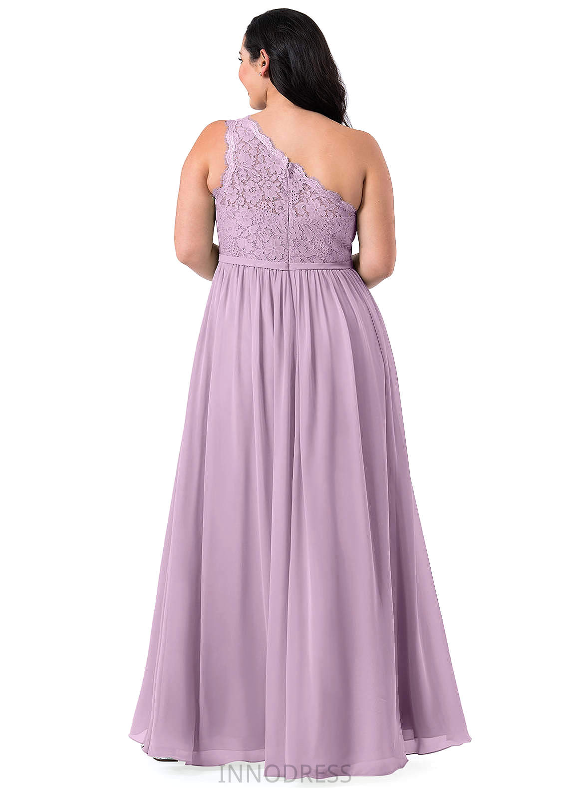 Roberta Short Sleeves Natural Waist Floor Length Scoop Sheath/Column Spandex Bridesmaid Dresses