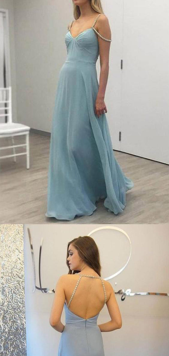 Sexy Floor Length Sweetheart Open Back Prom Dresses