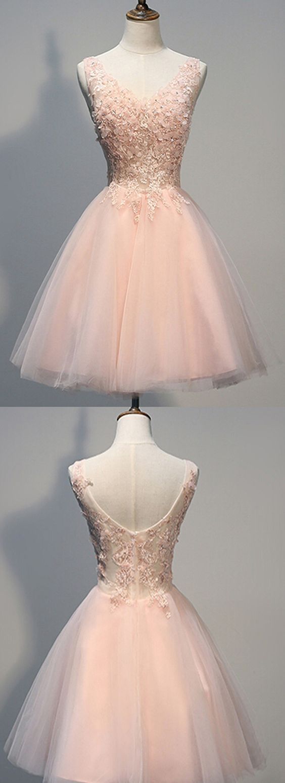 Charming Blush Pink Linda Homecoming Dresses 10200